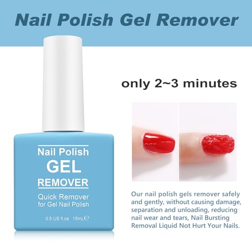 No Foil Gel Nail Polish Remover – 3-Minute Acetone-Free Formula