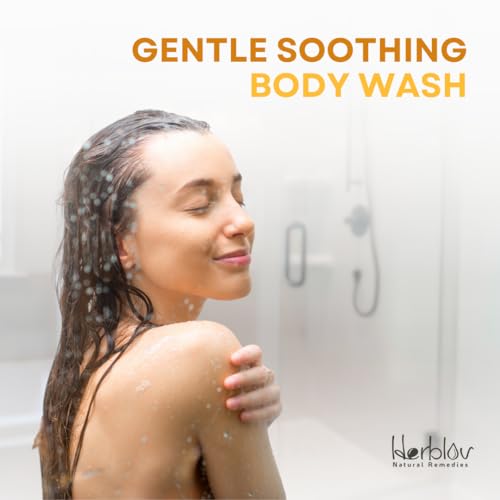Herblov Eczema Body Wash - Natural Soap for Sensitive Skin Relief