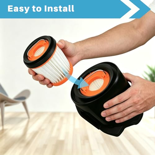 6-Pack HEPA Filter Replacement for Shark Wandvac Handheld Vacuum