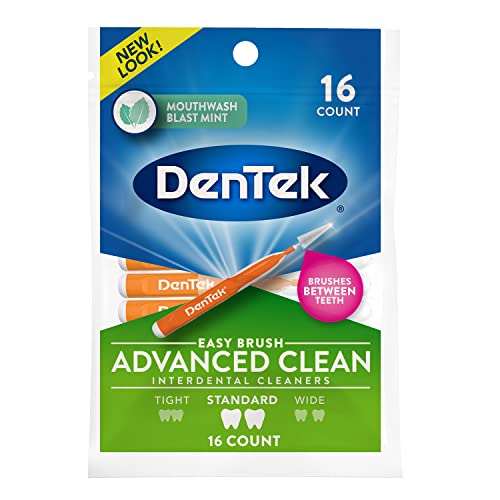 DenTek Easy Brush Advanced Interdental Cleaners - 16 Count