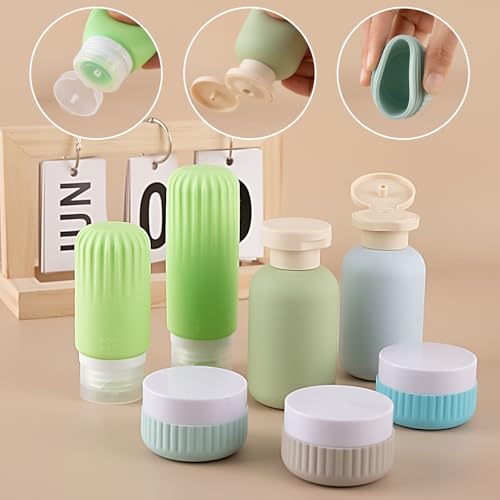 KOUWICH Travel Bottles Set - 25 Leak-Proof Refillable Toiletry Containers for TSA Travel