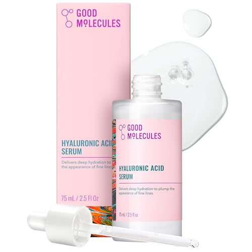 Good Molecules Hyaluronic Acid Serum - Hydrating Face Serum, 2.5 fl oz