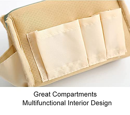 Vviitop Emerald Green Makeup Bag Set (2Pcs) - Portable Cosmetic Pouch