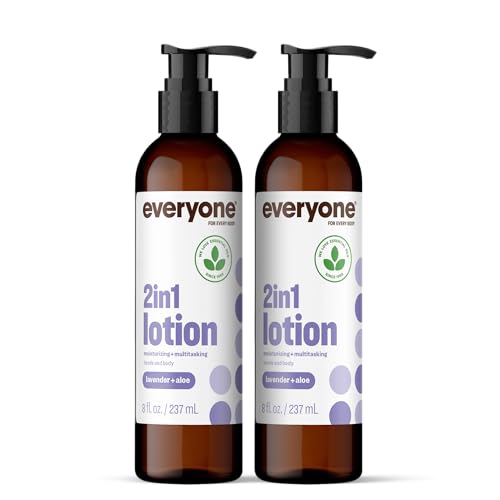 Everyone Lavender & Aloe 2-in-1 Hand & Body Lotion, 8 oz 2-Pack