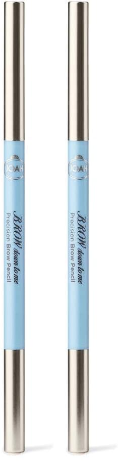 JOAH Brow Down To Me Dual-Ended Ultra-Fine Eyebrow Pencil - Auburn Brown (2 Pack)