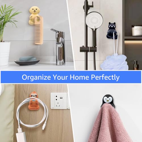 Pishovi Silicone Razor Holder Wall Hook – Waterproof Bathroom Organizer for Razors, Keys & More