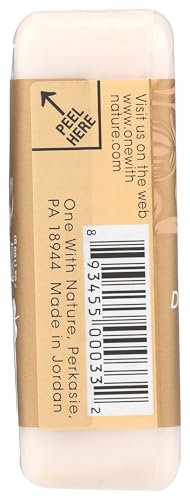 One With Nature Shea Butter Bar Soap 7 OZ - Pack of 1, Natural Dead Sea Minerals