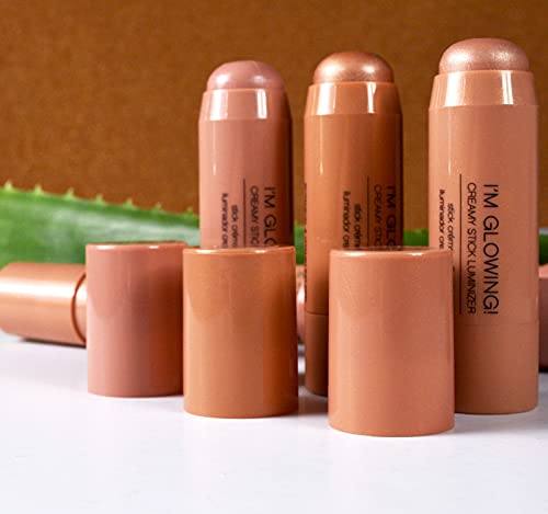 Palladio I'm Glowing Creamy Stick Luminizer - Limelight | Vegan Highlighter
