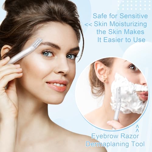 ProSuites 16 Count Dermaplane Razors for Women - Micro Blades for Facial Hair & Exfoliation