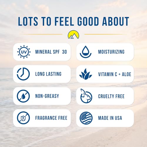 Dermatone Mineral Sunscreen Lotion SPF 30 - 2 Fl Oz | Reef Safe, Non-Greasy, Unscented
