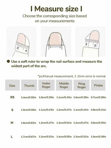 Haozerart Handmade Press On Nails - Medium Almond Pink French Tips