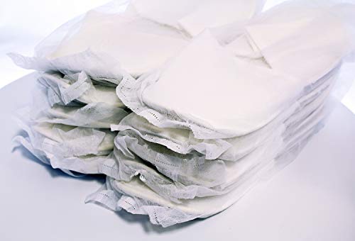 Disposable Hotel Slippers 10 Pairs White Economy Footwear for Airbnb Spa Wedding