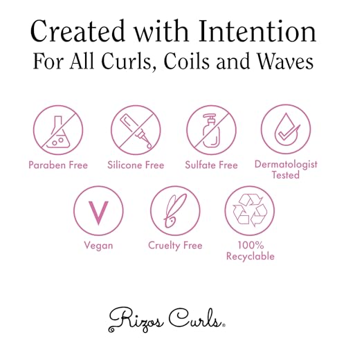 Rizos Curls 3-Piece Travel Kit: Hydrating Shampoo, Conditioner & Curl Cream