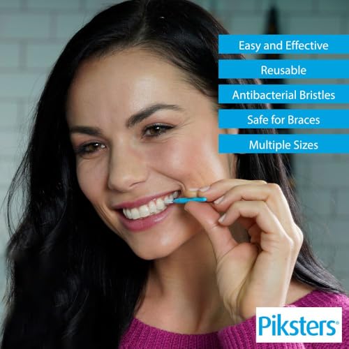 Piksters Interdental Brush Size 1 for Tight Gaps - 35 Pack