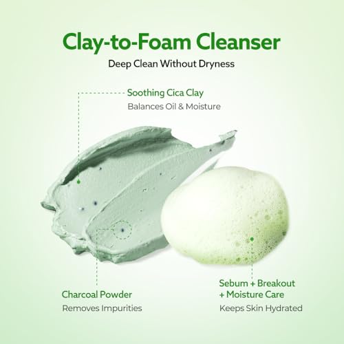 G9SKIN Cica Tea Tree Clay Cleanser & Wash-Off Mask - 150ml