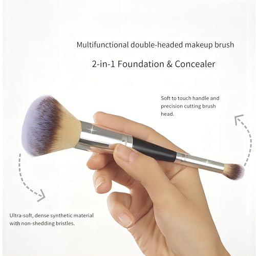 Joyeee 16-Color Concealer & Contouring Palette with Brush, Vegan Makeup