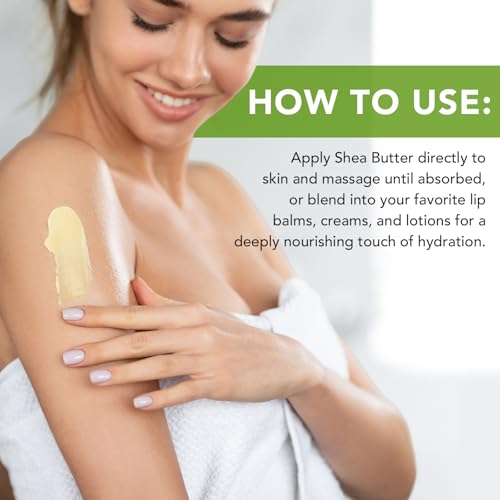 Alstaky Raw Organic Shea Butter - 100% Pure Deep Hydration for Body & Hair