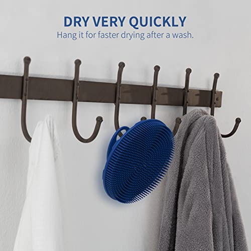 BEAUTAIL Silicone Body Scrubber - Gentle Exfoliating Shower Brush