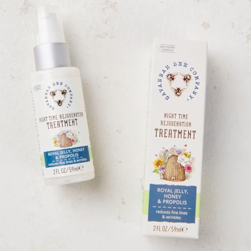 Savannah Bee Company Night Time Rejuvenation Honey Cream 2 Oz — Anti-Aging & Skin Hydration