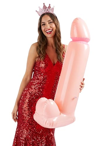 Inflatable Penis Balloon for Bachelorette Party - 2.7 ft