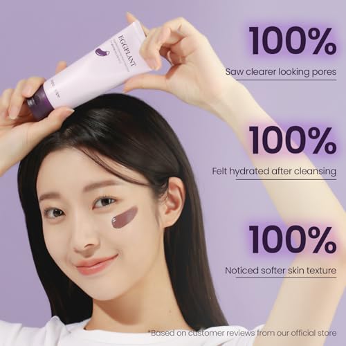 Papa Recipe Eggplant Mud Cream Mask for Pore Clearing & Hydration - 1 Piece