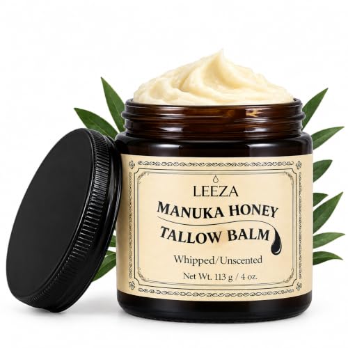Manuka Honey Tallow Balm – Natural Moisturizer for Face, Hands & Body