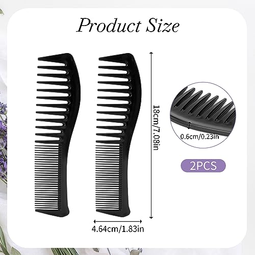 All-Purpose Hair Grooming Set - 2 Pack Double-Sided Combs