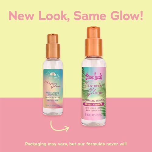 Tree Hut Mini Tropic Glow Shave Oil - 2 Fl Oz, Hydrating Formula