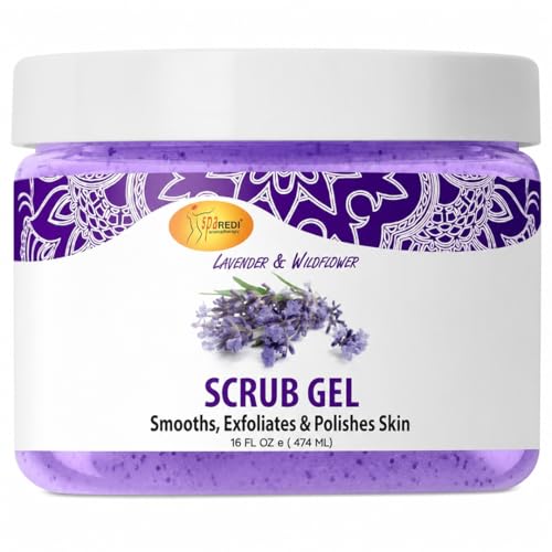 SPA REDI Pedicure Prep Exfoliating Pumice Gel, 16 oz - Hydrating Lavender