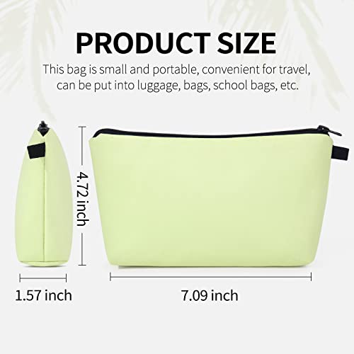 MAGEFY 5 PCS Makeup Bags Set - Large & Small Travel Cosmetic Pouches in 5 Colors