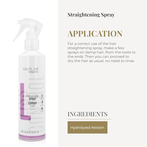Salerm Lisos Hair Lab Smoothing Spray - Keratin Heat Protectant 250ml