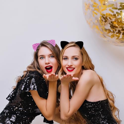 Leopard Cat Ears Headband for Halloween & Cosplay