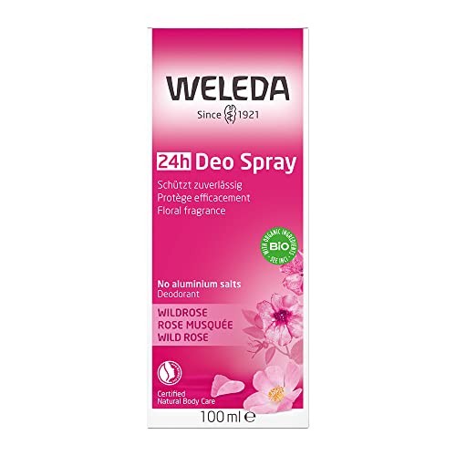 Weleda Wild Rose 24h Deodorant Spray - 3.4 Ounce Natural Formula