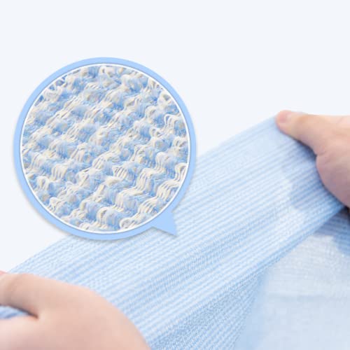 Modu 3 PCS Long Exfoliating Washcloth Set - Back Scrubber & Loofah