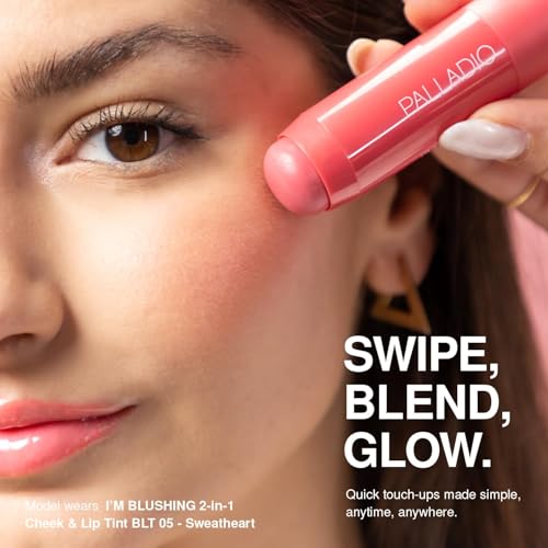 Palladio I'm Blushing 2-in-1 Cheek & Lip Tint - Hydrating Cream Stick
