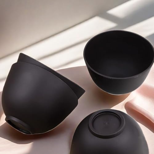 8-Pack Silicone Face Mask Mixing Bowls - Reusable Skincare Tool Set