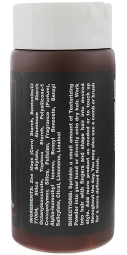 Suavecito Texturizing Hair Styling Powder - Strong Hold, Matte Finish