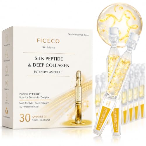 Ficeco Anti-Aging Face Serum with Collagen & Peptides - Hydrating & Brightening
