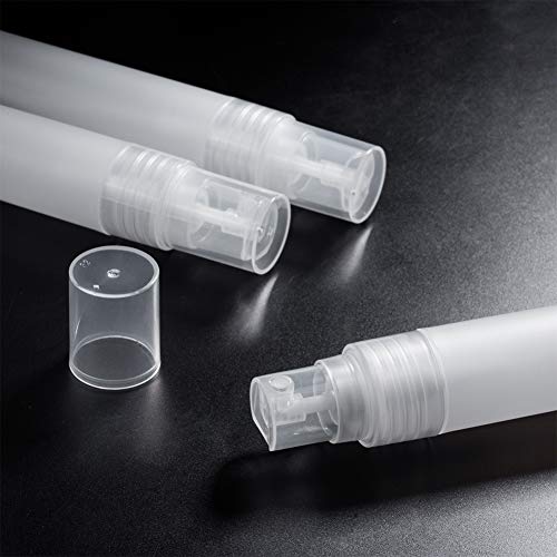 BENECREAT 12PCS 20ml Mini Plastic Spritzer Bottle Frosted Fine Mist