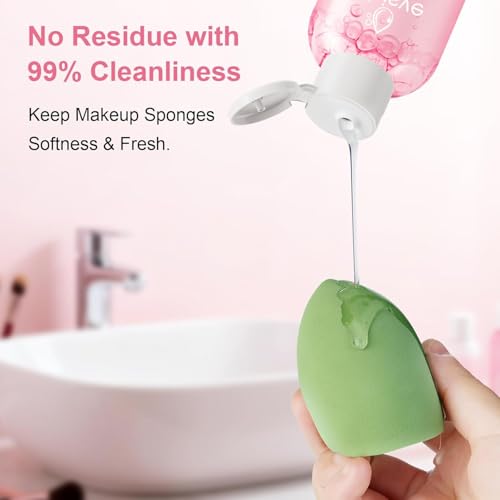 Ubisye Pink Makeup Brush Cleaner Set with Mat & Solution – Deep Cleaning, Gentle & Cruelty-Free
