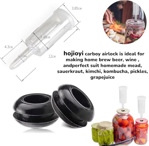Complete 5-Pack Fermentation Kit for Home Brewing Beer & Wine
