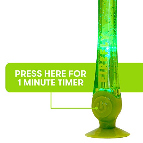 Kids Light Up Timer Toothbrush Pack of 2 with Suction Cup - Soft Bristles, Assorted