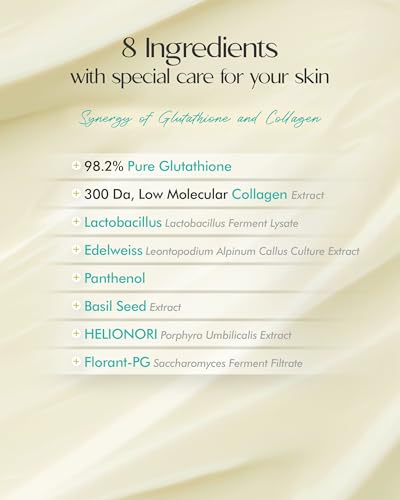 FROM THE SKIN Glutathione Collagen Sun Cream SPF 50+ PA++++, 1.69oz