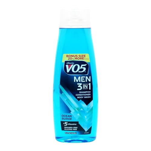 VO5 3-in-1 Shampoo, Conditioner & Body Wash - Fresh Ocean Surge, 15 oz