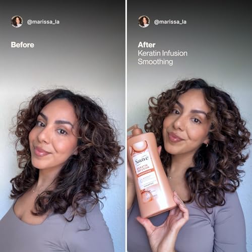 Suave Keratin Infusion Smoothing Conditioner Bundle - 12.6 oz & 28 oz