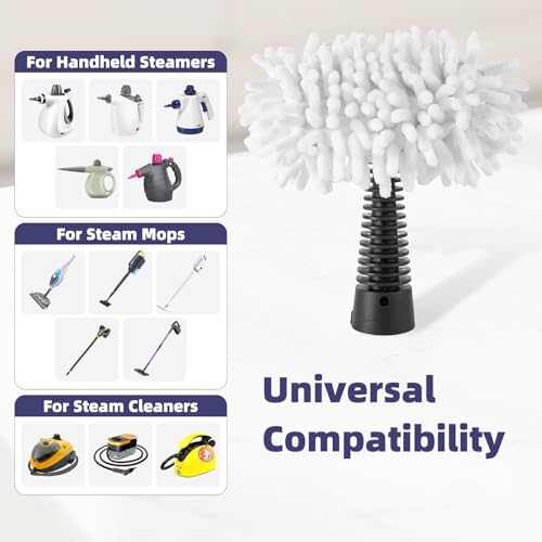 LOVECO Universal Steamer Cloth Covers Set - 6 PCS Microfiber & Chenille