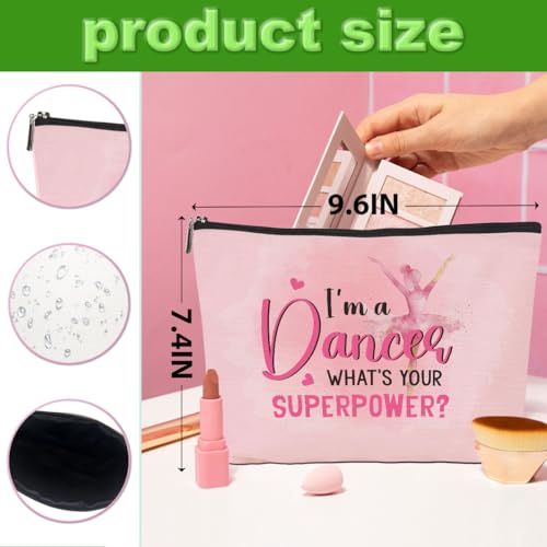 Multicolor 6 Pcs Dance Makeup Bag - Dancer Gifts Cosmetic Organizer