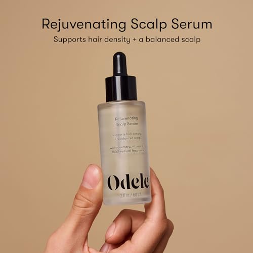 Odele Rejuvenating Scalp Serum - Vegan Rosemary & Vitamin E, 2 fl oz