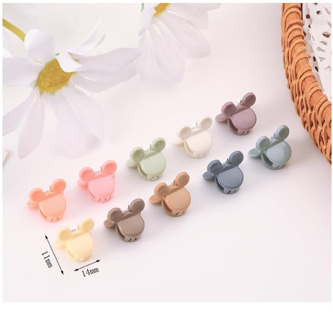 50 Pcs Colorful Mini Claw Hair Clips for Women - Cute Hair Accessories