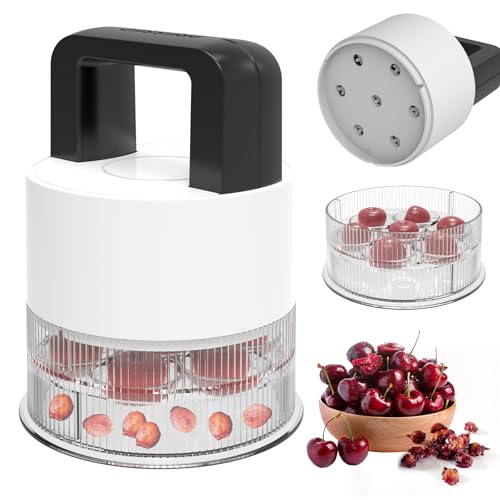 Fanlory Cherry Pitter Tool - 7-Hole Multi-Function Corer for Easy Pitting